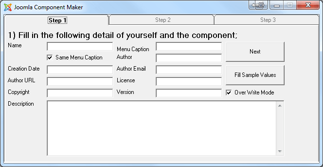 Joomla Component Maker 1.5